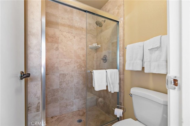 60545 Montecito Dr Unit 5, Palm Springs, CA 92264 - full bathroom featuring toilet and a shower stall