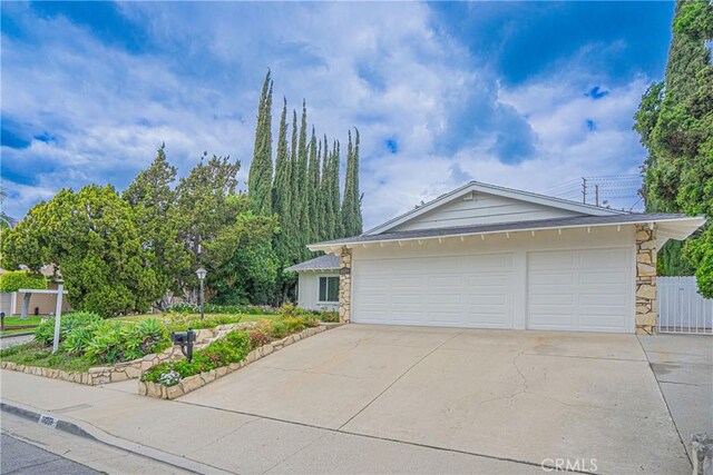 18259 Midbury St, Brea, CA 92821 - single story home with stone siding and concrete driveway