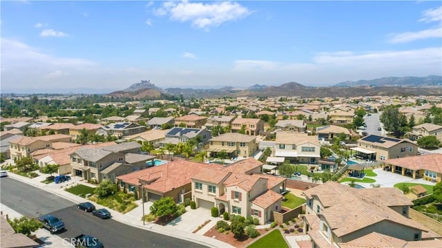 34901 Limecrest Pl, Murrieta, CA 92563 - aerial perspective of suburban area with a mountainous background