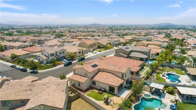 34901 Limecrest Pl, Murrieta, CA 92563 - aerial view of residential area with a pool and a mountainous background