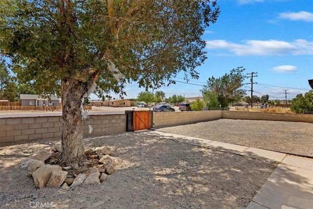 35010 Cedar Rd, Barstow, CA 92311 - view of yard with a gate