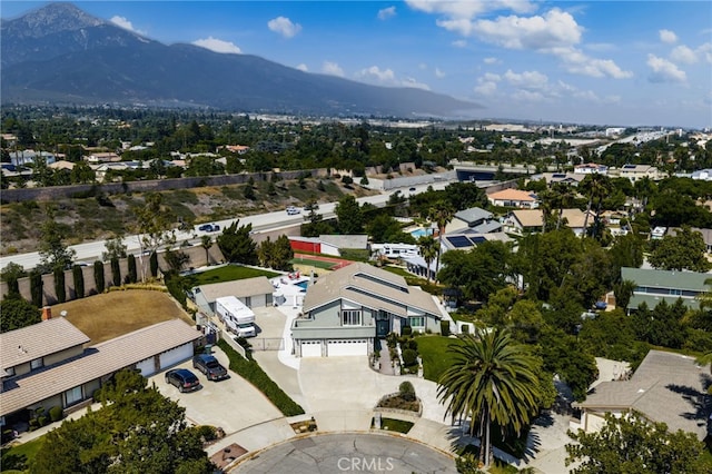 1938 N Quince Way, Upland, CA 91784 - aerial view of residential area featuring a mountain backdrop