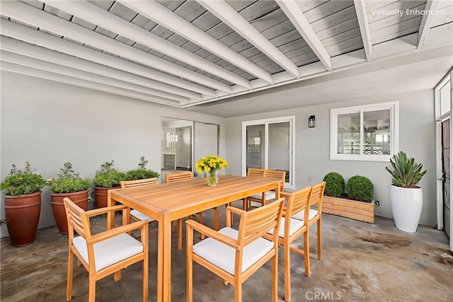 3221 W Jacinto View Rd, Banning, CA 92220 - view of patio with outdoor dining area