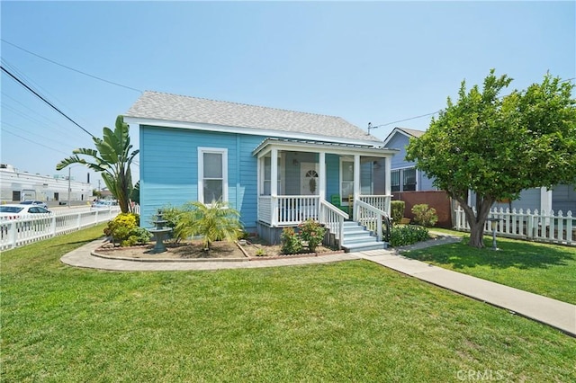 382 N Palomares St, Pomona, CA 91767 - bungalow-style home with a porch and roof with shingles