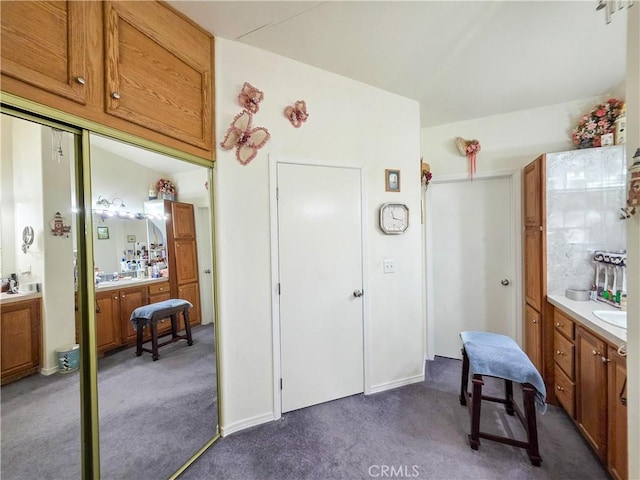 38727 State Highway 96, Klamath River, CA 96050 - full bathroom featuring vanity and carpet floors