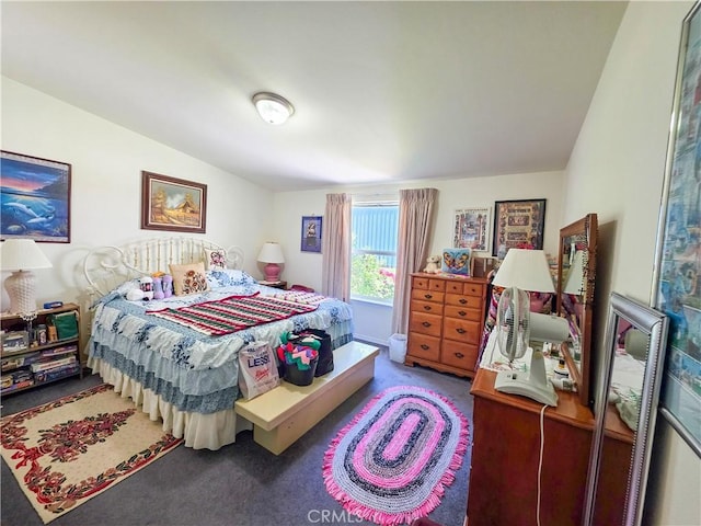 38727 State Highway 96, Klamath River, CA 96050 - carpeted bedroom with vaulted ceiling