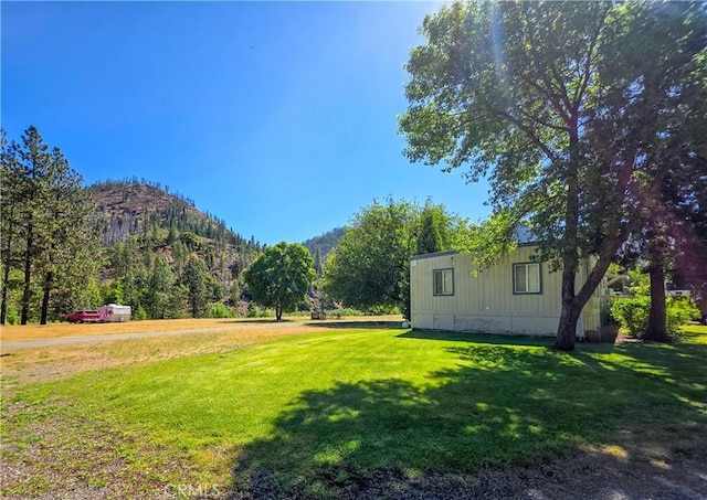 38727 State Highway 96, Klamath River, CA 96050 - view of green lawn with a mountain view