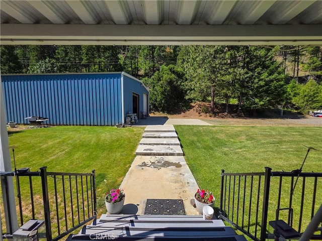 38727 State Highway 96, Klamath River, CA 96050 - view of yard with an outbuilding