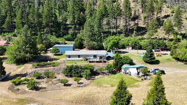 38727 State Highway 96, Klamath River, CA 96050 - view from above of property with a forest