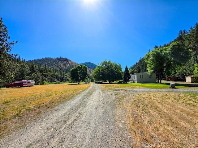 38727 State Highway 96, Klamath River, CA 96050 - view of road with a mountain view, a wooded view, and a view of countryside