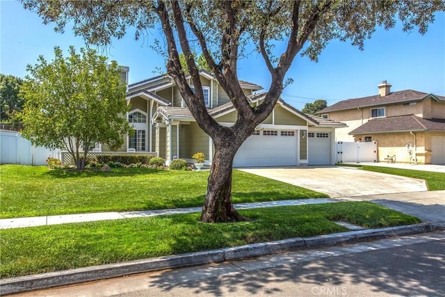 100 Waters Ct, Redlands, CA 92374 - view of front facade with concrete driveway and a garage