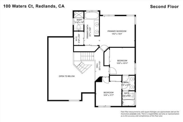 100 Waters Ct, Redlands, CA 92374 - property floor plan