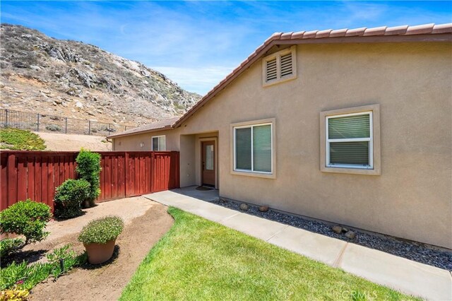 197 Inkster Way, Hemet, CA 92545 - view of yard with a mountain view