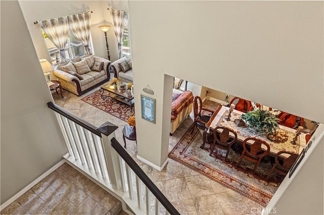 1555 Lupine Cir, Corona, CA 92881 - staircase featuring baseboards