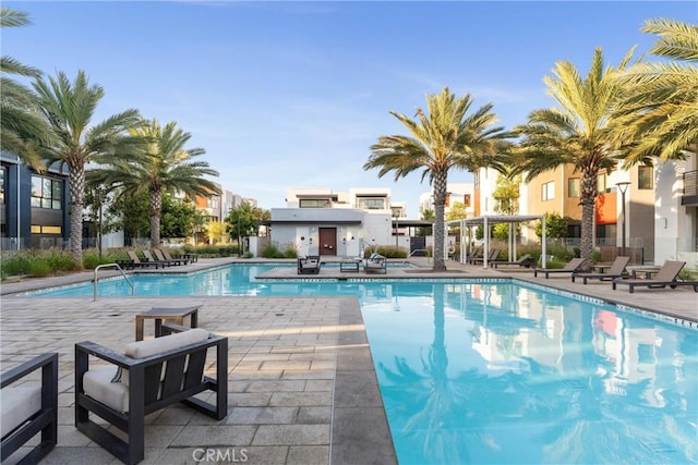 225 Waypoint, Tustin, CA 92782 - community pool with a patio