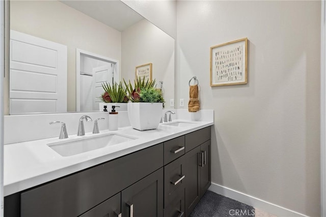 225 Waypoint, Tustin, CA 92782 - full bath with double vanity and baseboards