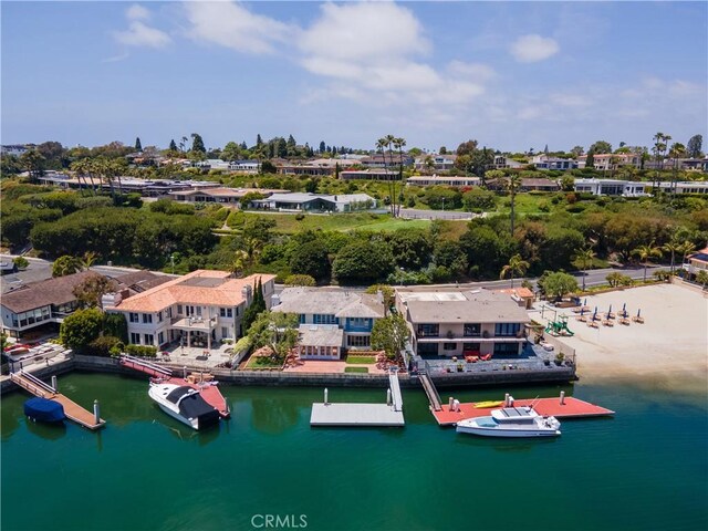 1100 Polaris Dr, Newport Beach, CA 92660 - drone / aerial view of a large body of water