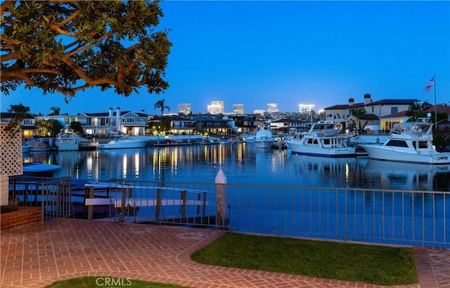 1100 Polaris Dr, Newport Beach, CA 92660 - dock area with a water view