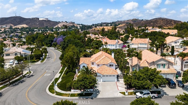 950 Chantel Dr, Corona, CA 92879 - aerial view of residential area with a mountainous background