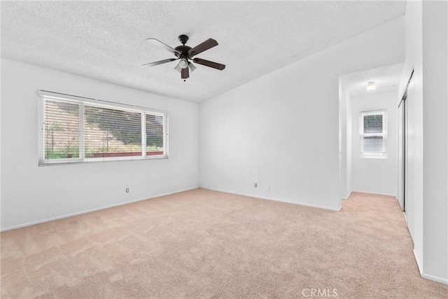 30369 Colina Verde St, Temecula, CA 92592 - unfurnished room with light carpet, a ceiling fan, a textured ceiling, and baseboards