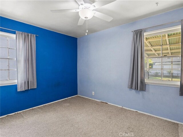 517 N Avon St, Burbank, CA 91505 - carpeted spare room with ceiling fan and baseboards