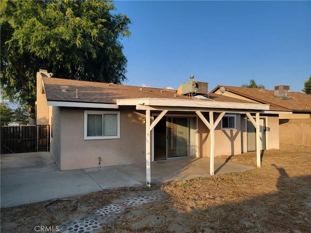 733 Piccadilly, Hemet, CA 92544 - rear view of property with a patio area and stucco siding