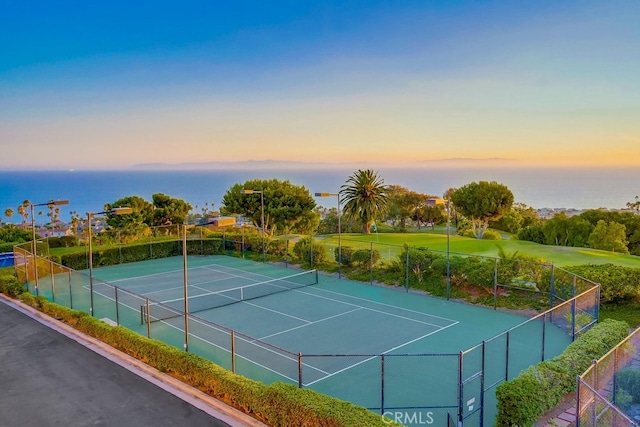 2209 W 25th St Unit 2, San Pedro, CA 90732 - view of tennis court with a water view
