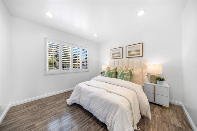 1665 Bridgeport, West Covina, CA 91791 - bedroom with wood finished floors and recessed lighting