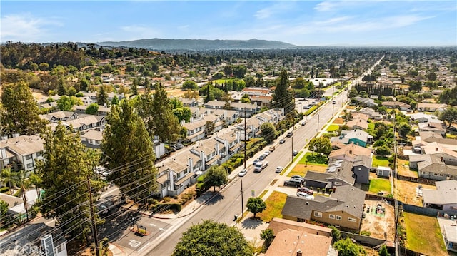 1665 Bridgeport, West Covina, CA 91791 - aerial perspective of suburban area with a mountain backdrop