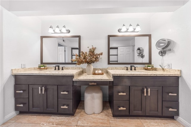 1665 Bridgeport, West Covina, CA 91791 - full bath featuring double vanity and baseboards
