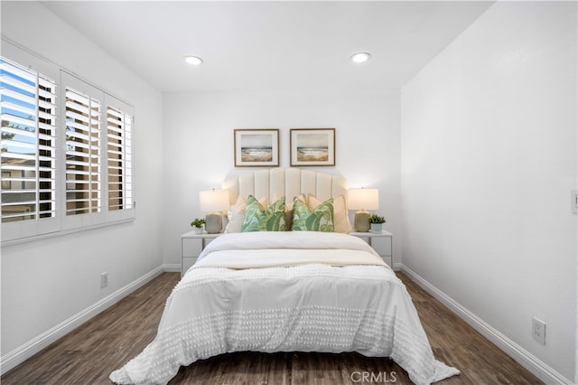 1665 Bridgeport, West Covina, CA 91791 - bedroom featuring wood finished floors and recessed lighting