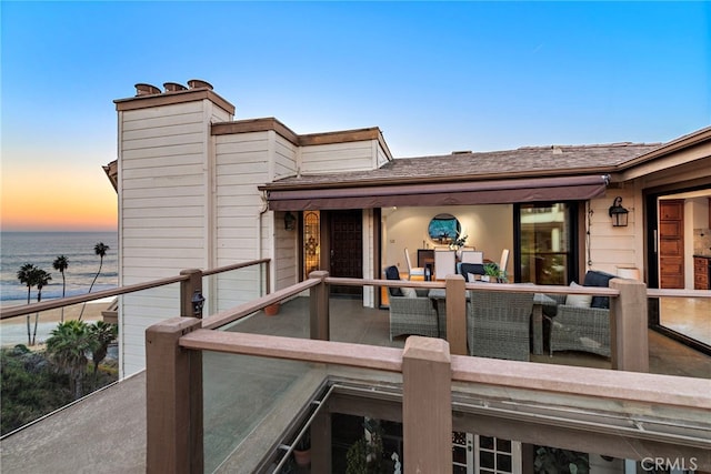 408 Pasadena Ct Unit L, San Clemente, CA 92672 - deck with a water view