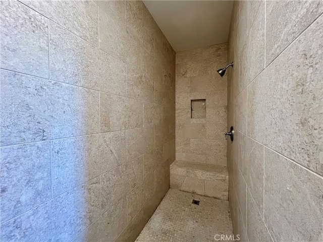 345 W Saint Andrews St, Ontario, CA 91762 - bathroom featuring a tile shower