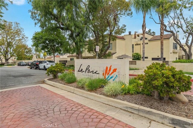 13115 Le Parc Unit 40, Chino Hills, CA 91709 - community sign featuring uncovered parking and a residential view