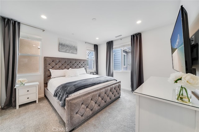 7452 Desert Holly St, Chino, CA 91708 - bedroom with light carpet and recessed lighting