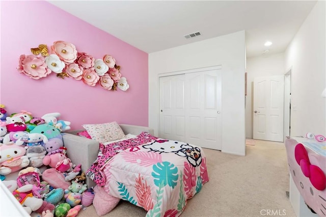 6045 Lyon St, Chino, CA 91710 - bedroom with light carpet and a closet