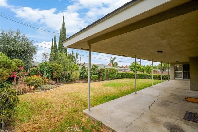 920 Wildrose, Brea, CA 92821 - view of green lawn with a patio area