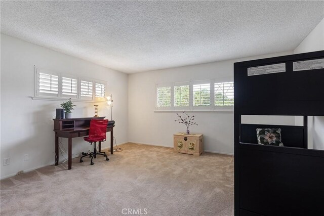 920 Wildrose, Brea, CA 92821 - carpeted office space with a textured ceiling