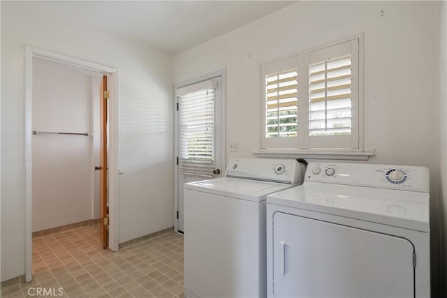 920 Wildrose, Brea, CA 92821 - laundry area with washing machine and dryer and light floors