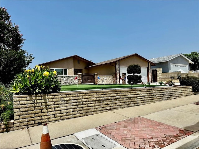 7562 Dartmouth Ave, Rancho Cucamonga, CA 91730 - mid-century inspired home featuring stucco siding and an attached garage