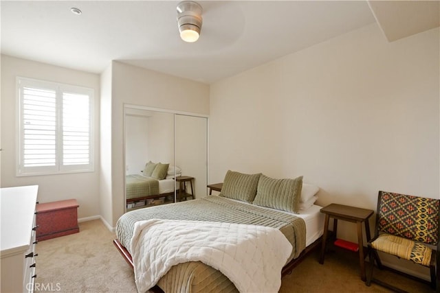 367 Caminito Barcelona, Chula Vista, CA 91914 - bedroom with carpet, a closet, and a ceiling fan