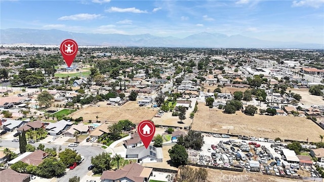 16409 Barbee St, Fontana, CA 92336 - aerial view of residential area with a mountainous background