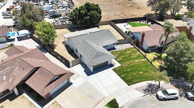 16409 Barbee St, Fontana, CA 92336 - drone / aerial view