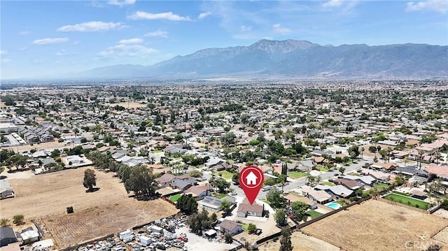 16409 Barbee St, Fontana, CA 92336 - aerial view of residential area with mountains