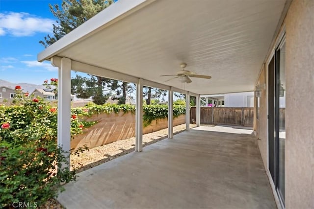 797 Camino De Plata, San Jacinto, CA 92583 - view of patio featuring ceiling fan