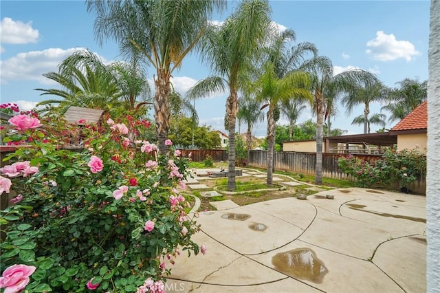 1109 Leopard Ln, Perris, CA 92571 - fenced backyard featuring a patio area
