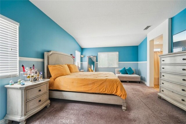 1109 Leopard Ln, Perris, CA 92571 - carpeted bedroom with lofted ceiling