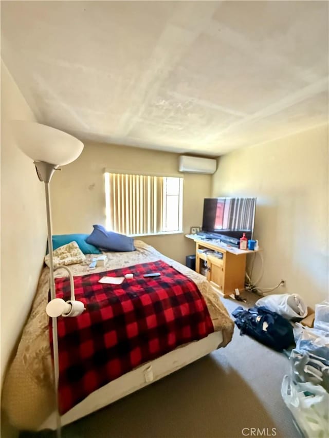 24859 Rock Springs Trl, Moreno Valley, CA 92557 - carpeted bedroom with an AC wall unit