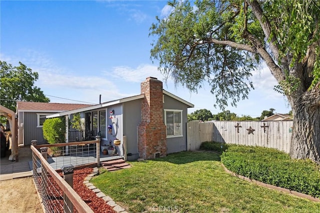 3360 Chico Rd, Atascadero, CA 93422 - back of house with a chimney