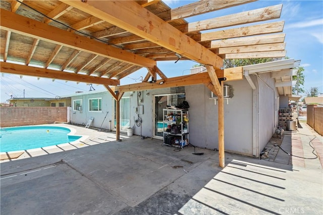 1126 W W Ave H6, Lancaster, CA 93534 - view of pool featuring a fenced backyard and a patio